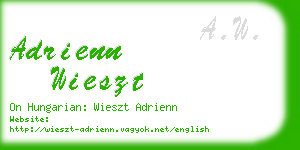 adrienn wieszt business card